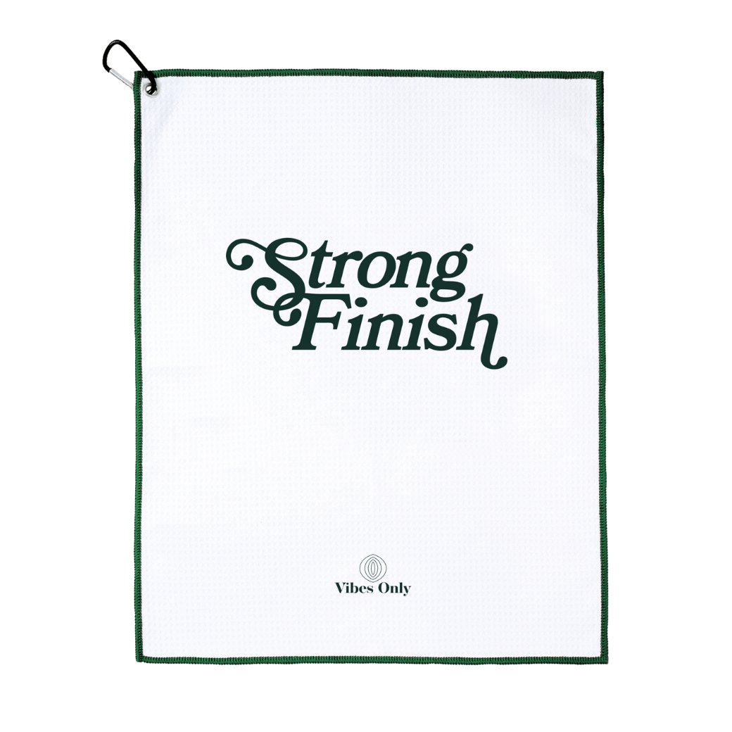 “Strong Finish” Cleanup Towel Vibes Only