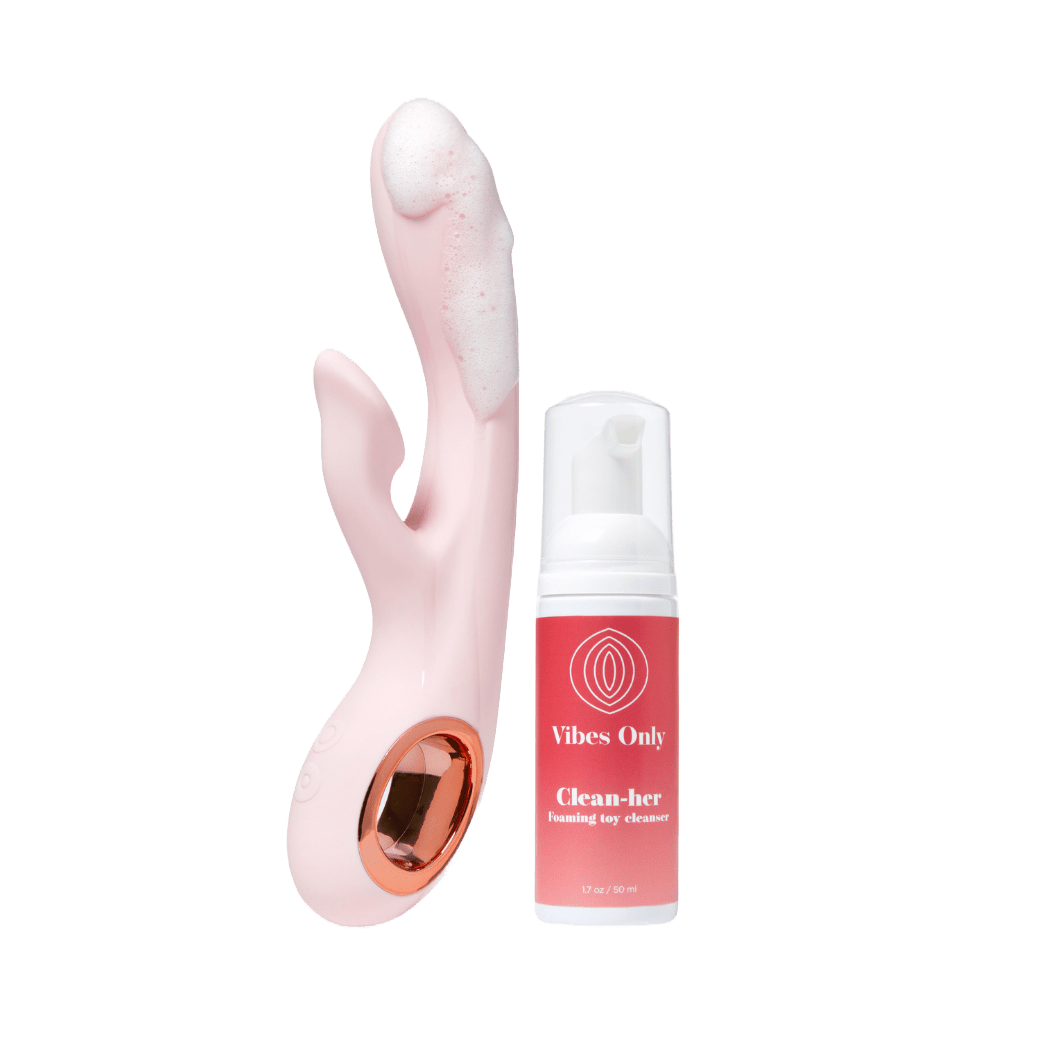 Vibrator Cleaner. Clean-her Toy Cleanser Vibes Only