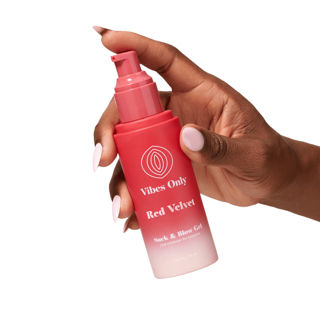 Red Velvet Suck & Blow Gel Vibes Only