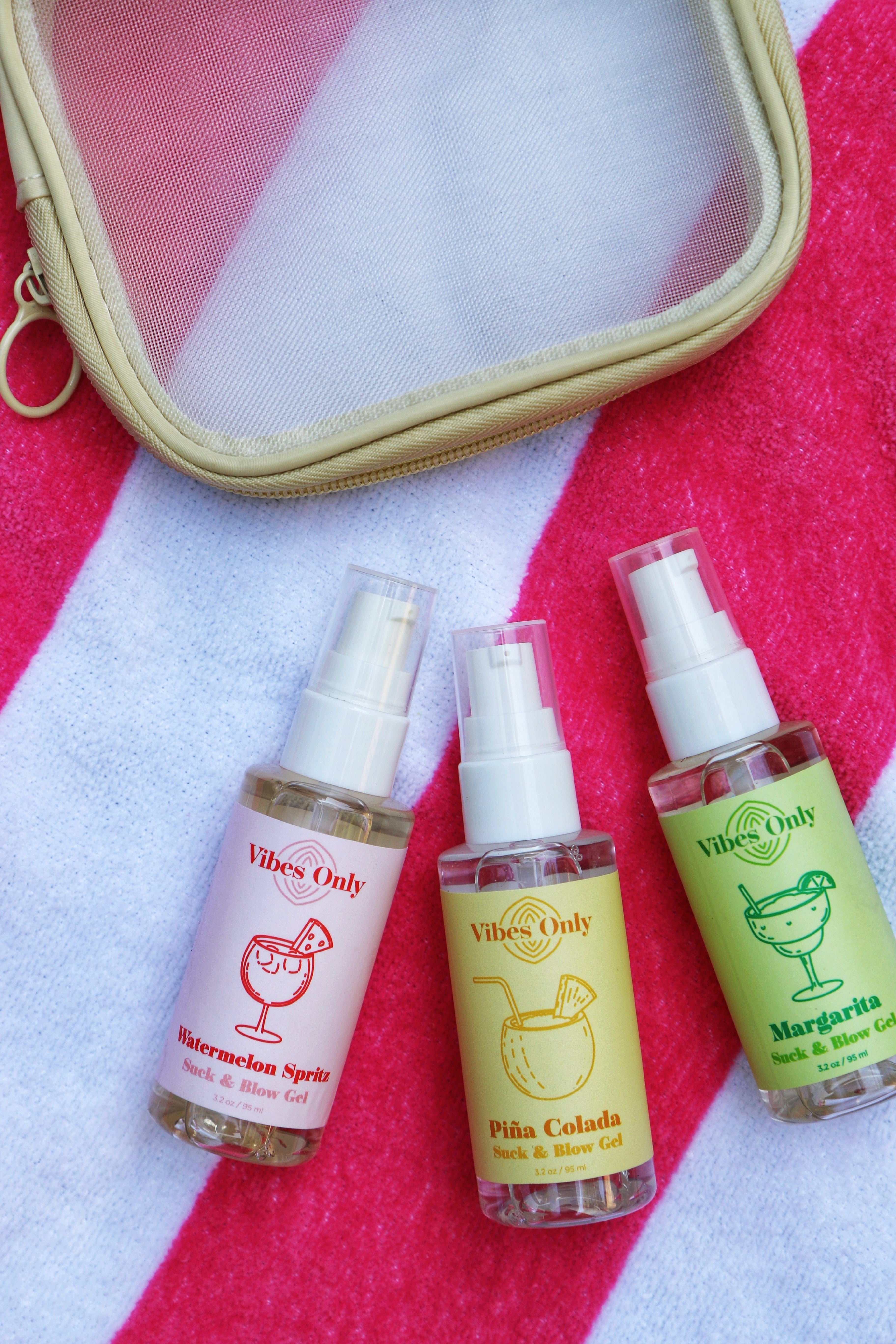 Suck & Blow Gel Cocktail Kit