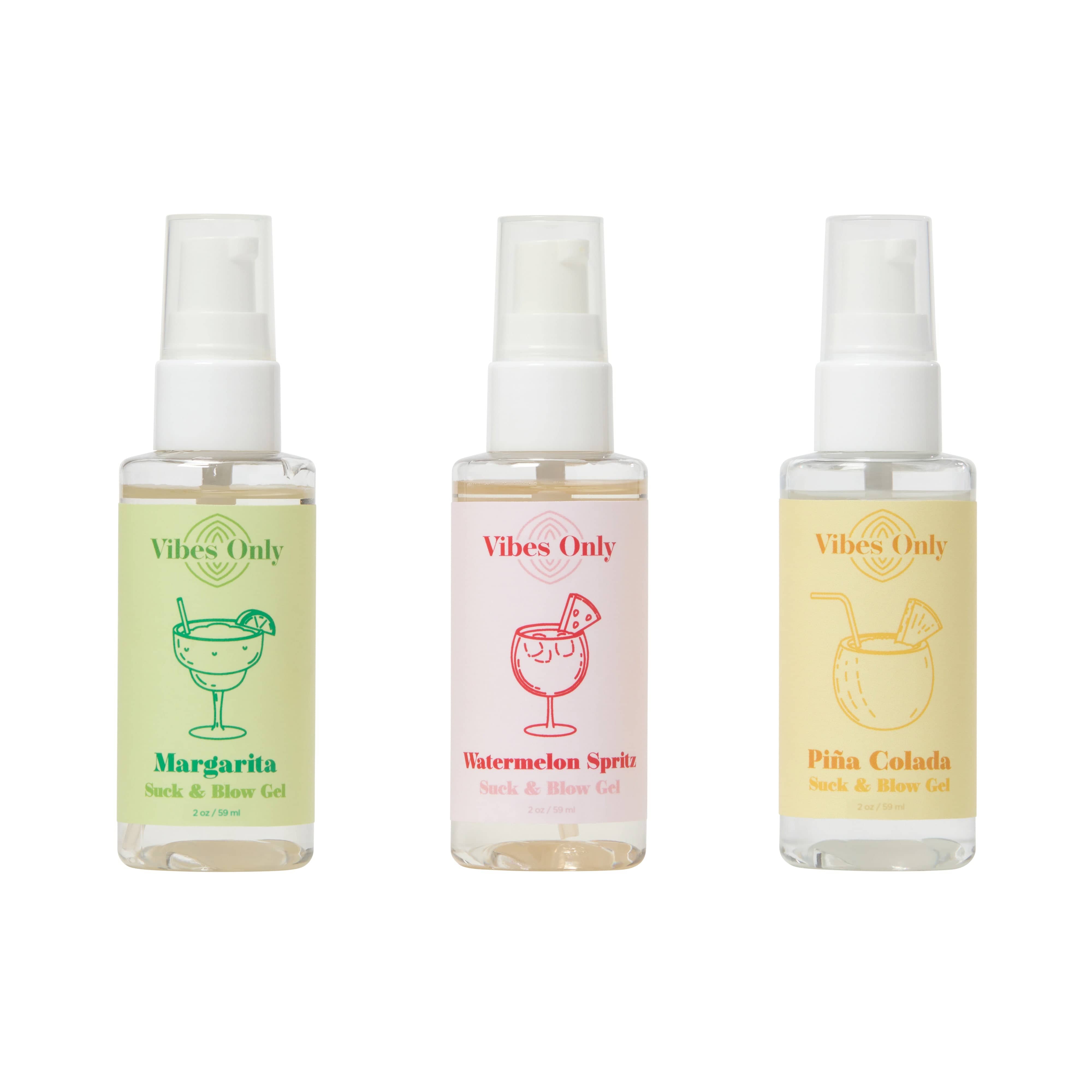 Suck & Blow Gel Cocktail Kit