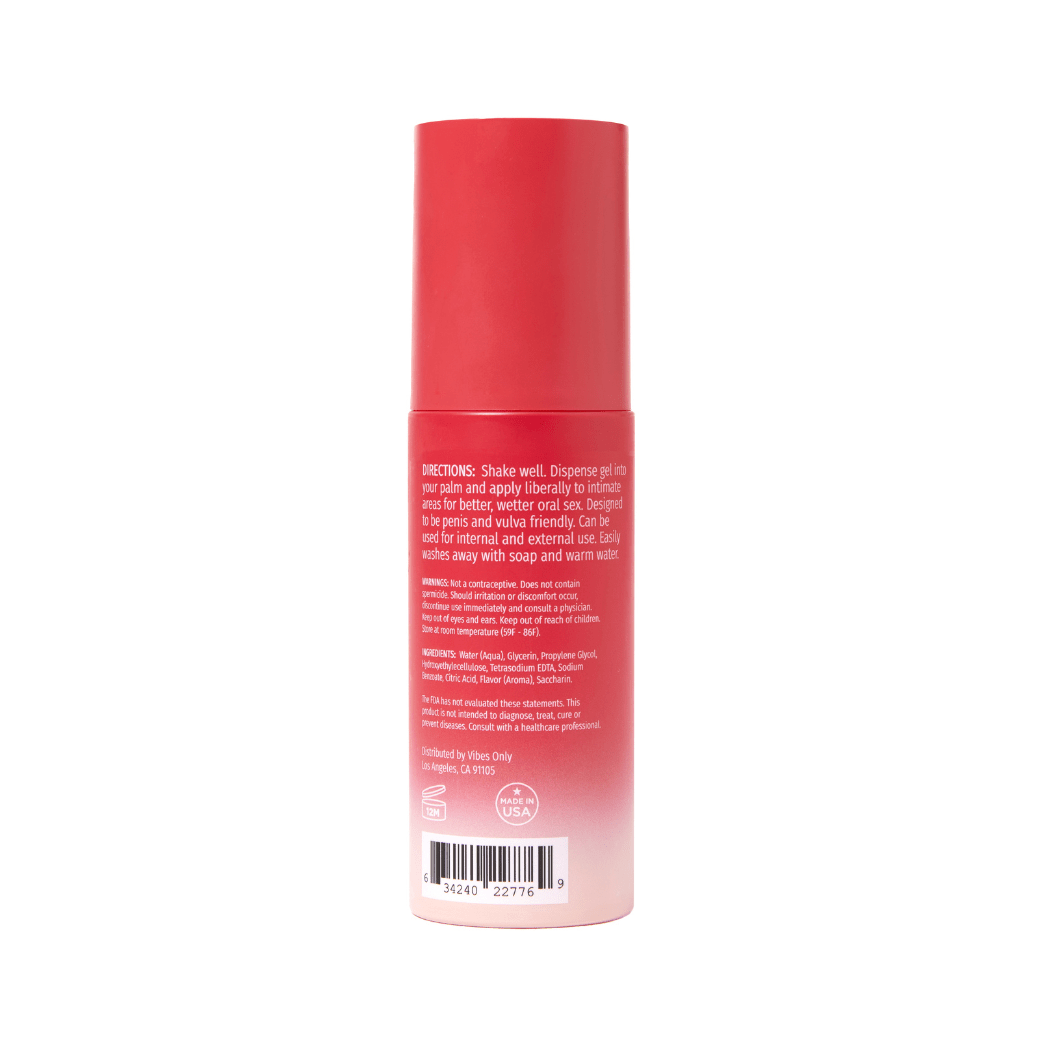 Raspberry Cream Suck & Blow Gel