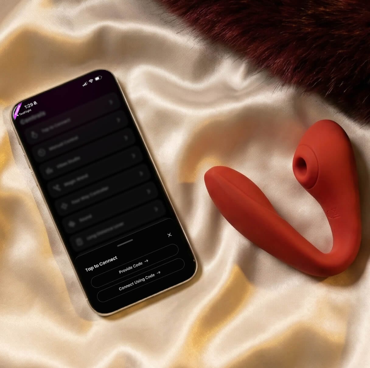Vibes Only app syncs audio to vibrator